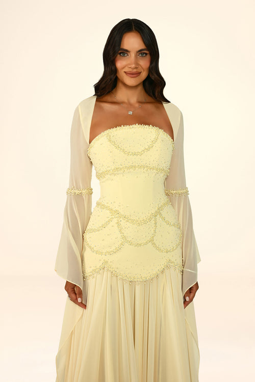Aurielle Pearl Dress - Maxi - Multicolor