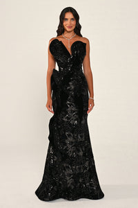 Ombrelle Dress - Velvet - Maxi
