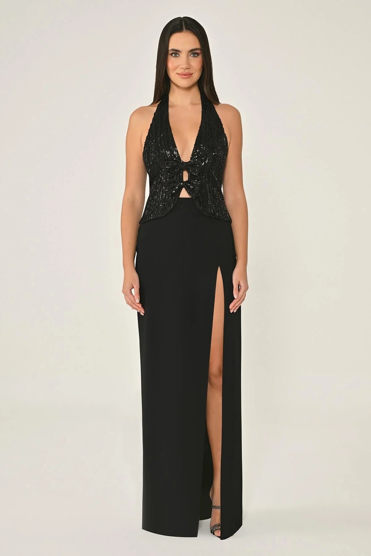 Nina Dress - Maxi - Navy Blue