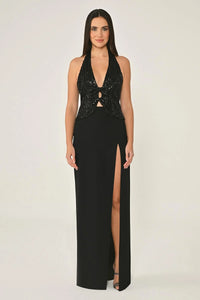 Nina Dress - Maxi - Navy Blue