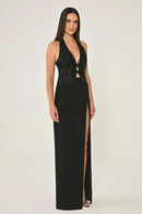 Nina Dress - Maxi - Navy Blue